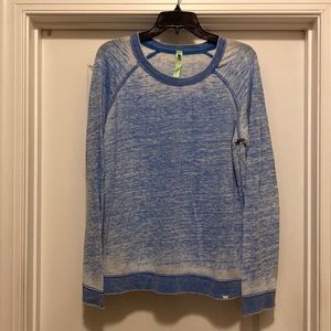 Honeydew distressed thin sweatshirt